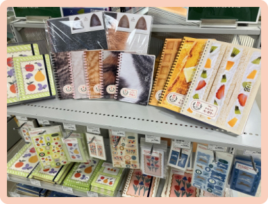 【北千住店】かわいい? おいしい? リングノート大集合!